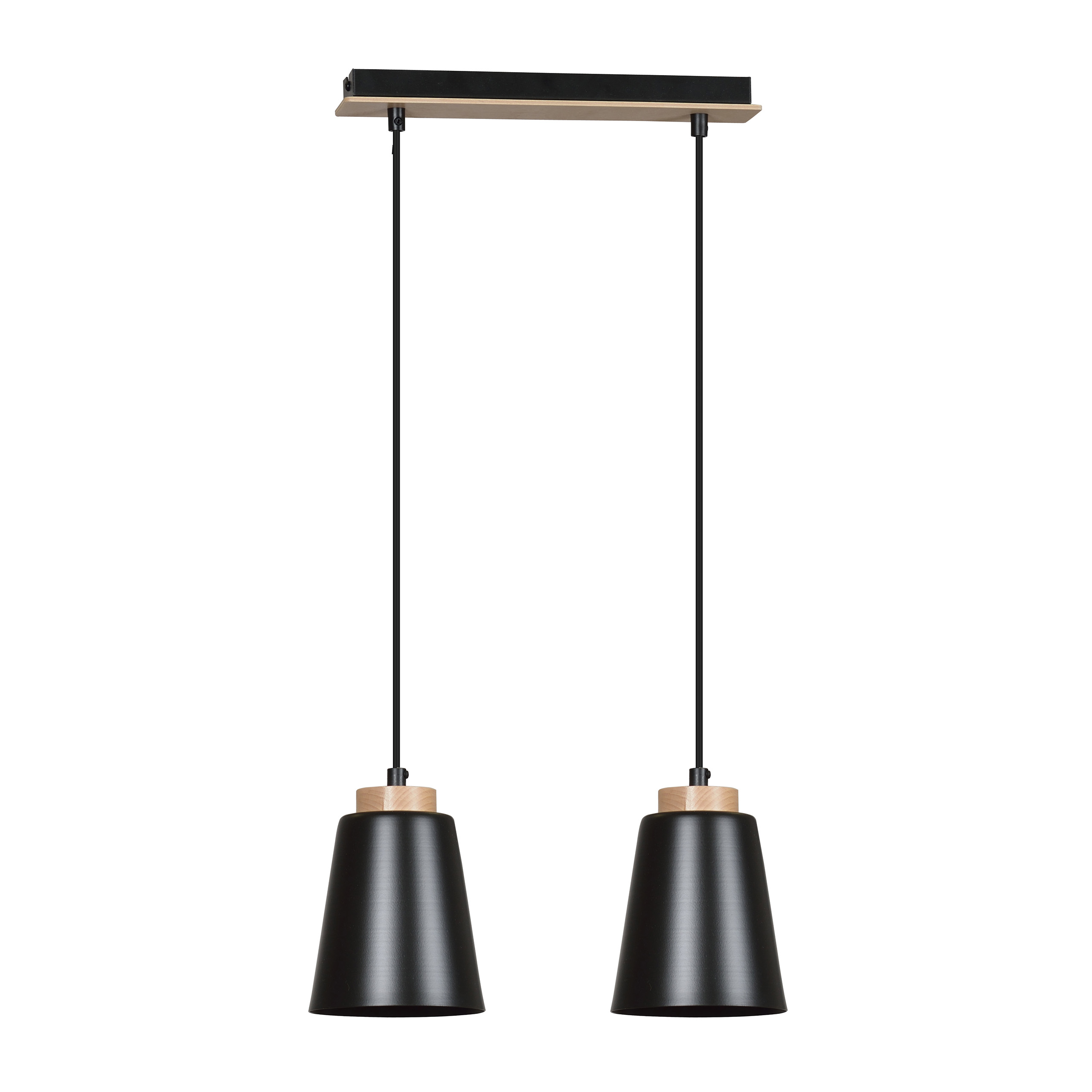 EMIBIG 442/2 BOLERO 2 BLACK LAMPA WISZĄCA