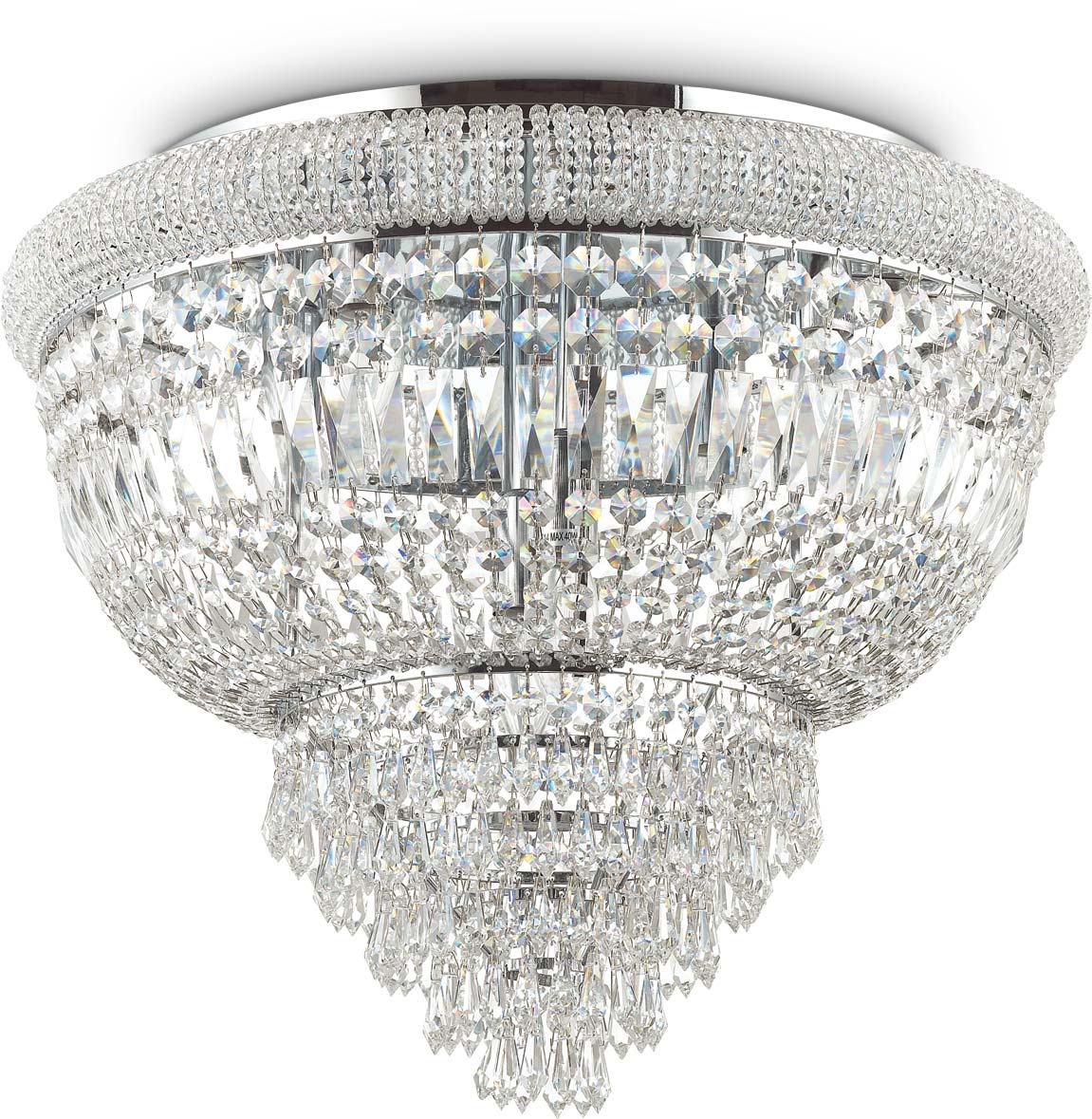 IDEAL LUX DUBAI PL6 CROMO 207186