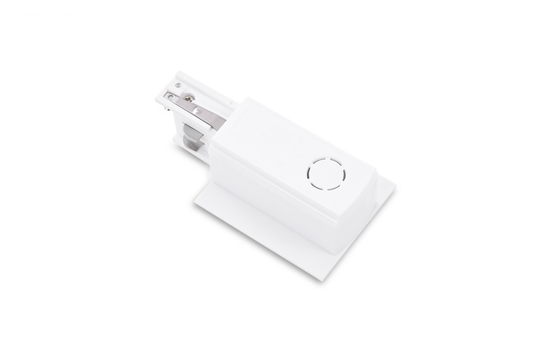 AZZARDO AZ4303 TRACK 3LINE END POWER RIGHT GIPS WH TECHNICAL TRACK WHITE zasilanie podtykowe 3-fazowy