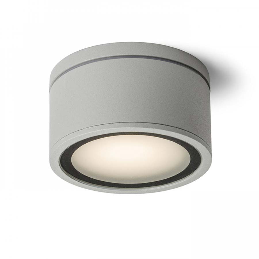 RENDL R10429 MERIDO sufitowa srebrnoszara 230V GX53 11W IP44