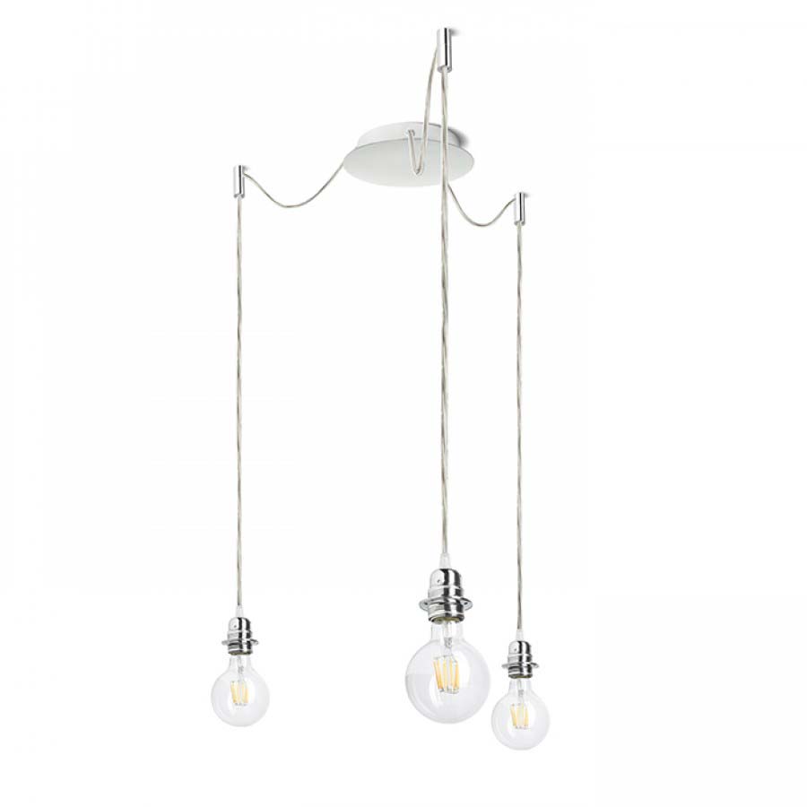 RENDL R11788 KOMBIX 3 wisząca sada CHP+TK+CHO 230V E27 3x28W
