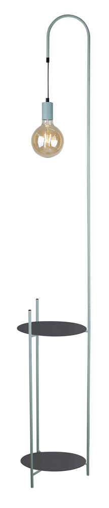 CANDELLUX 51-00033 WALK LAMPA PODŁOGOWA CZARNY+ZIELONY 1X40W E27