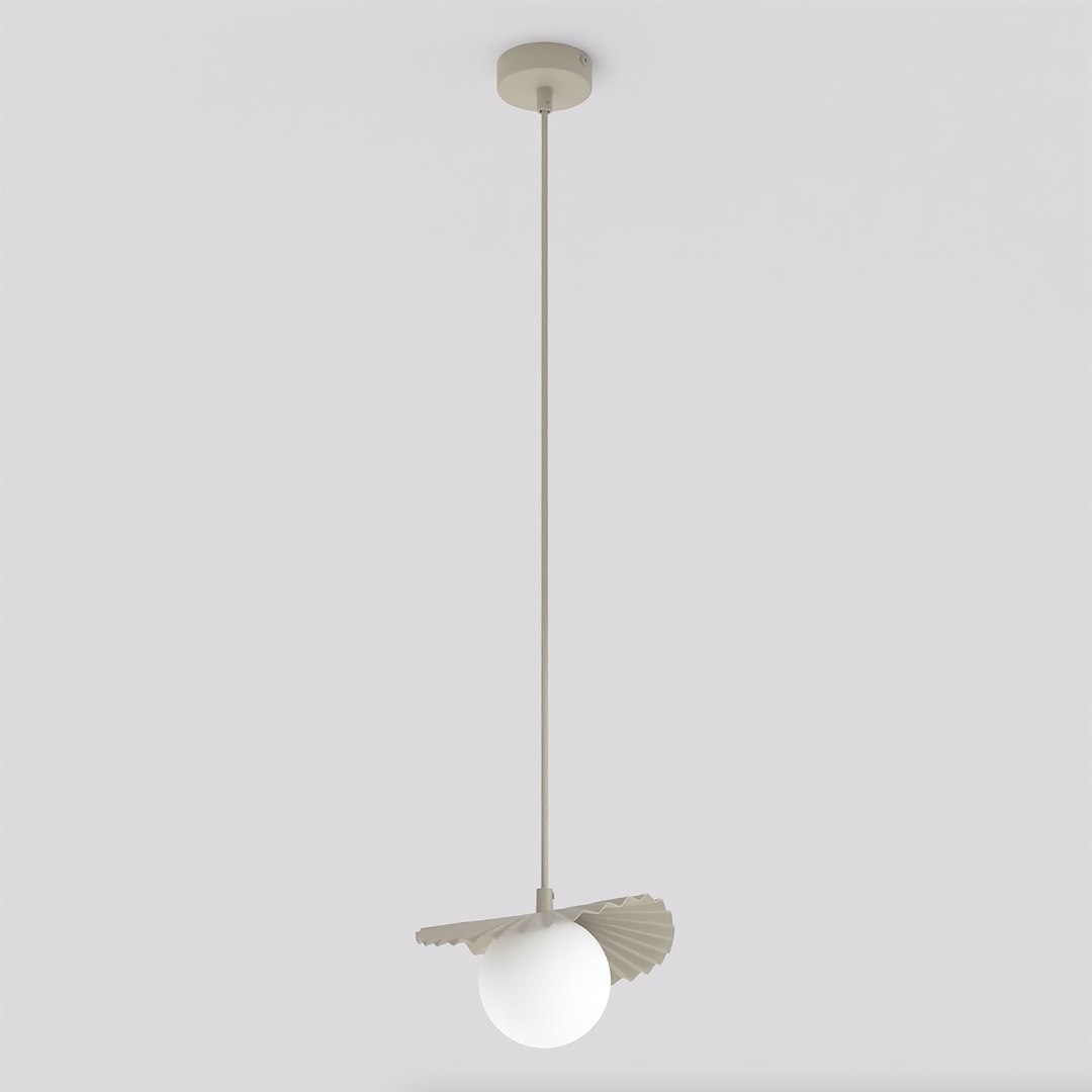 EMIBIG 1760/1 FLORA 1 MOKKA OPAL Lampa wisząca