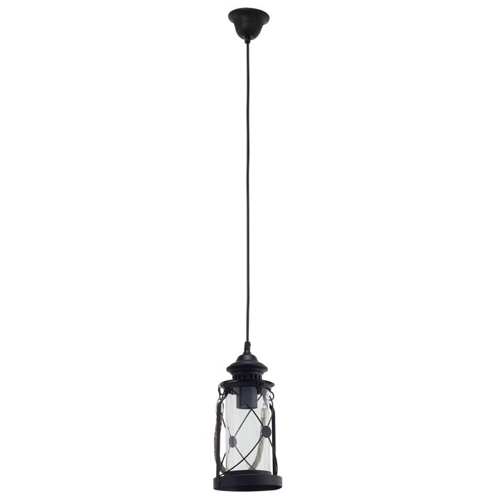 EGLO 49213 LAMPA BRADFORD OPRAWA WISZĄCA HL/1 E27 SCHWARZ BRADFORD