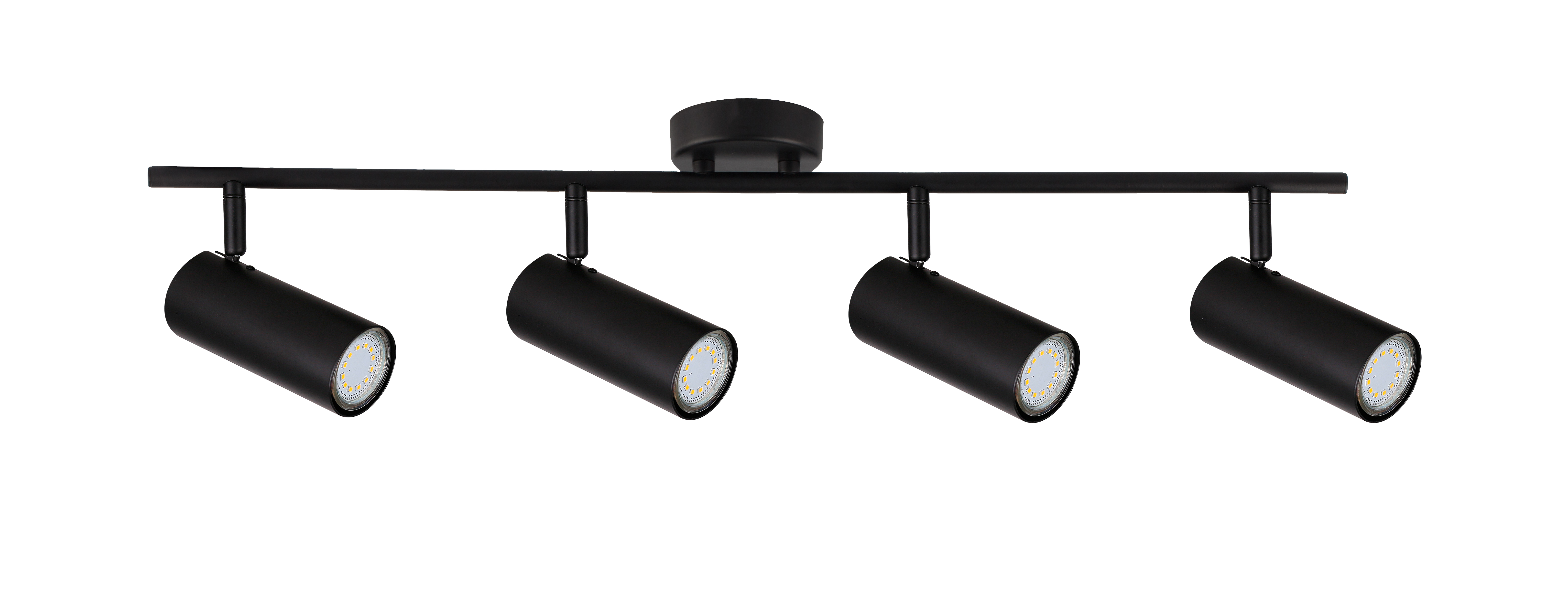CANDELLUX 94-01641 Colly lampa sufitowa czarny 4x15w gu10 klosz czarny
