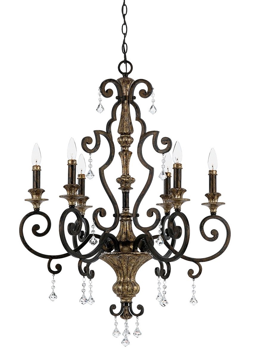 ELSTEAD MARQUETTE QZ/MARQUETTE6/A 6Lt Chandelier