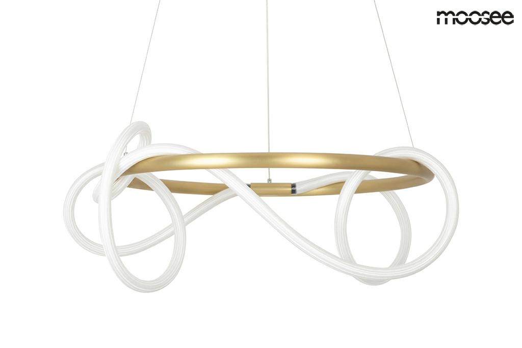 Moosee MSE010100236 Lampa wisząca SERPIENTE 60 złota