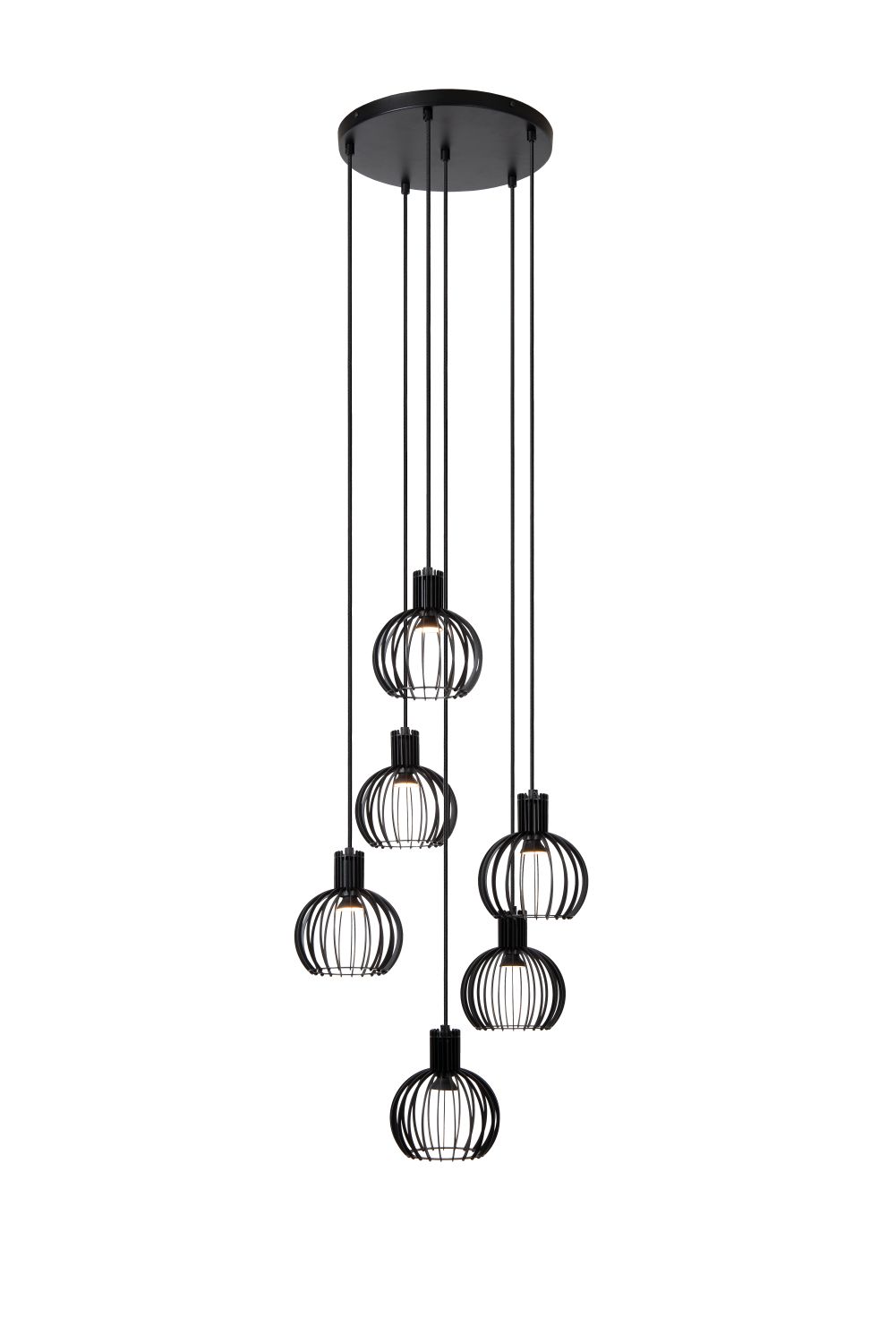 LUCIDE MIKAELA 73400/16/30 LAMPA WISZĄCA czarny