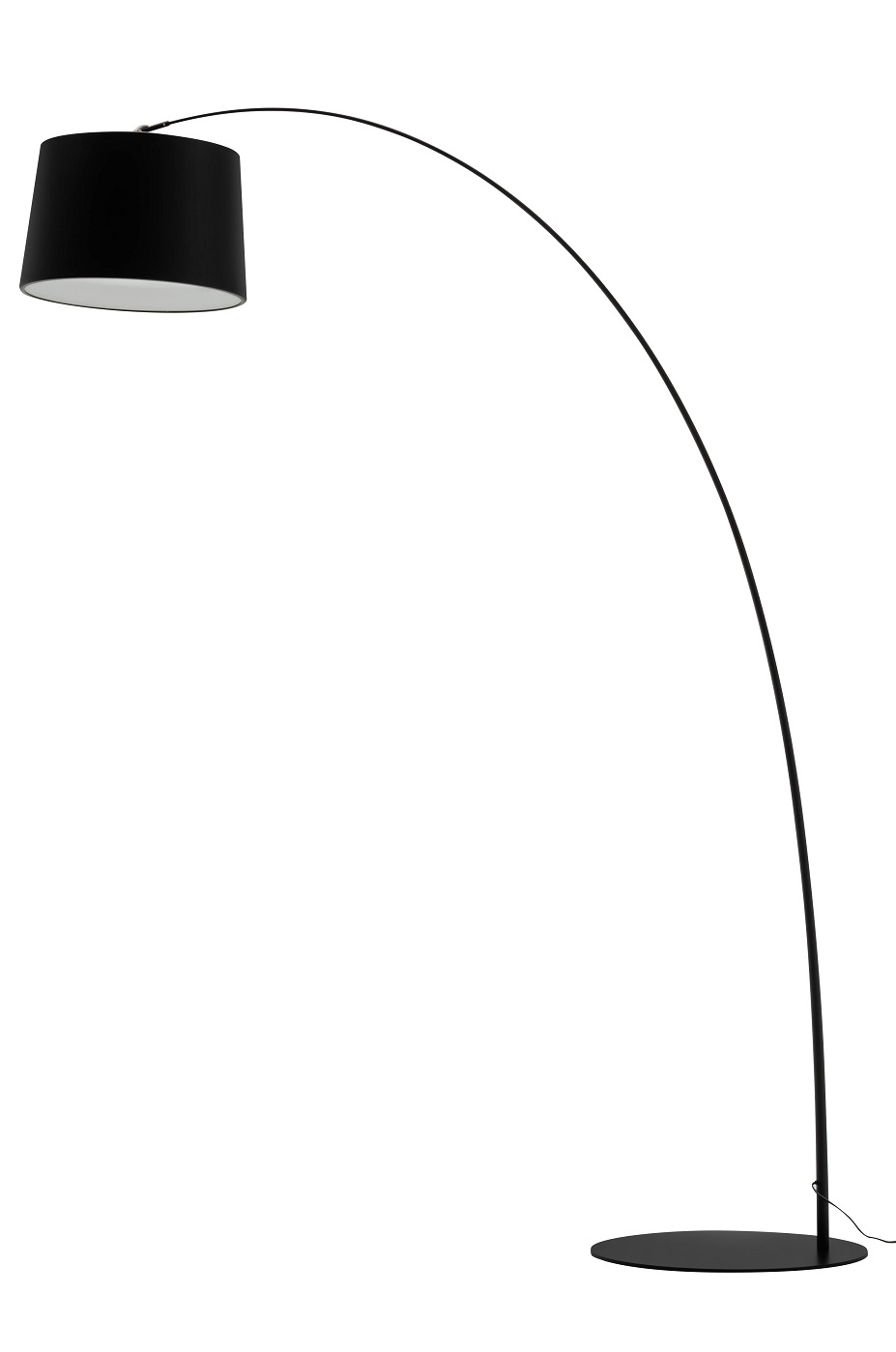 King Home XCF2278.BLACK Lampa podłogowa CLEO czarna - włókno szklane, metal