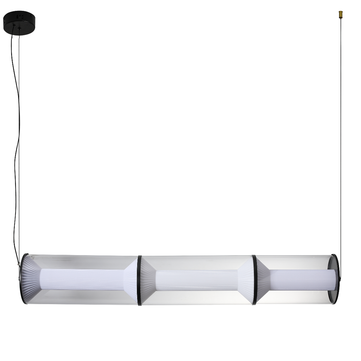 LIGHT PRESTIGE LP-2137/3L TR Lampa wisząca Aeris 3 linia transparent LED CCT