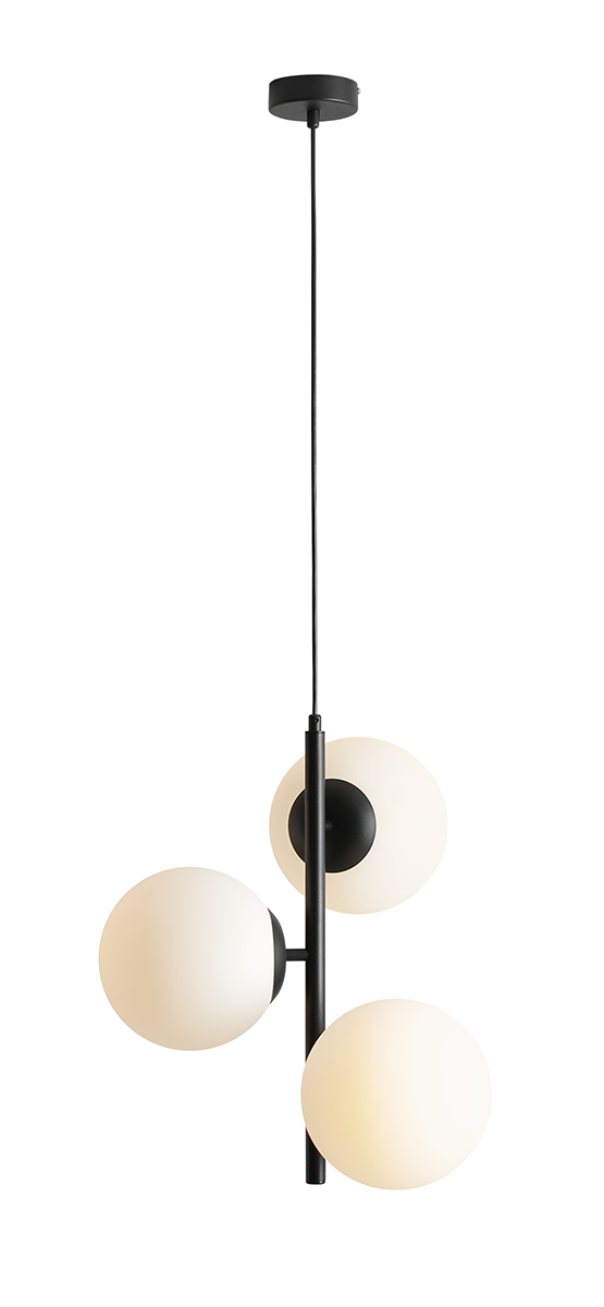 ALDEX 1120E1_M LAMPA WISZĄCA FIN 3 KOLOR CZARNY M