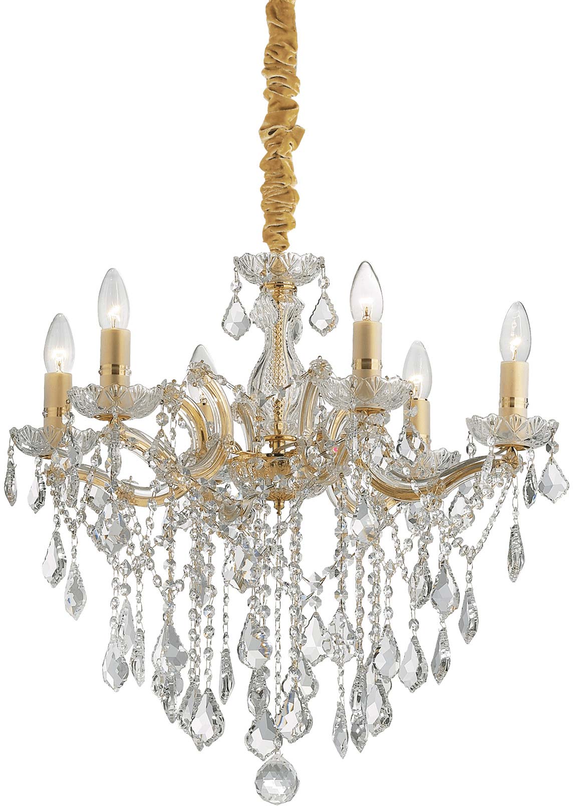 IDEAL LUX FLORIAN SP6 ORO 035635