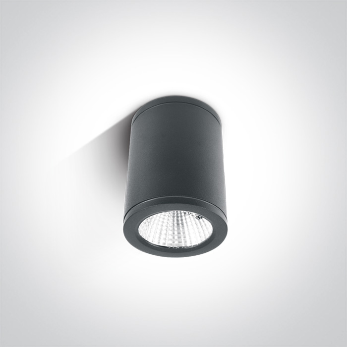 ONE LIGHT 67138C/AN/W Modi zewnętrzny cylinder sufitowy antracyt 3000K 6W IP54