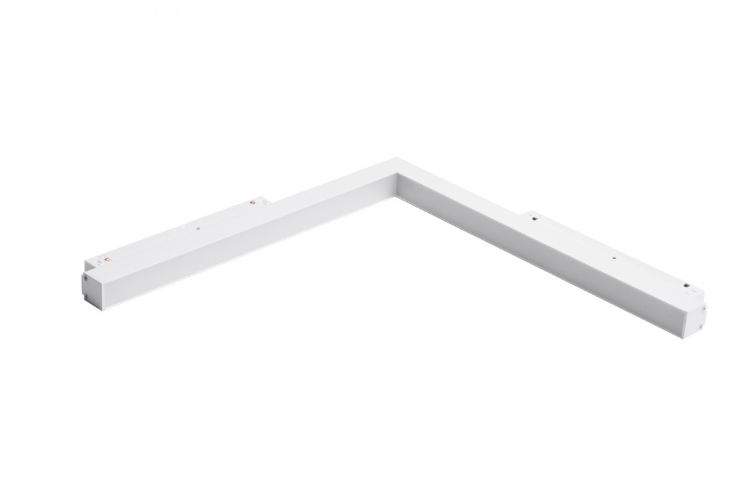 AZZARDO AZ4618 SAGA TRACK MAGNETIC CORNER B 24W MILKY120 3000K WH TECHNICAL TRACK WHITE reflektor do szyny magnetycznej