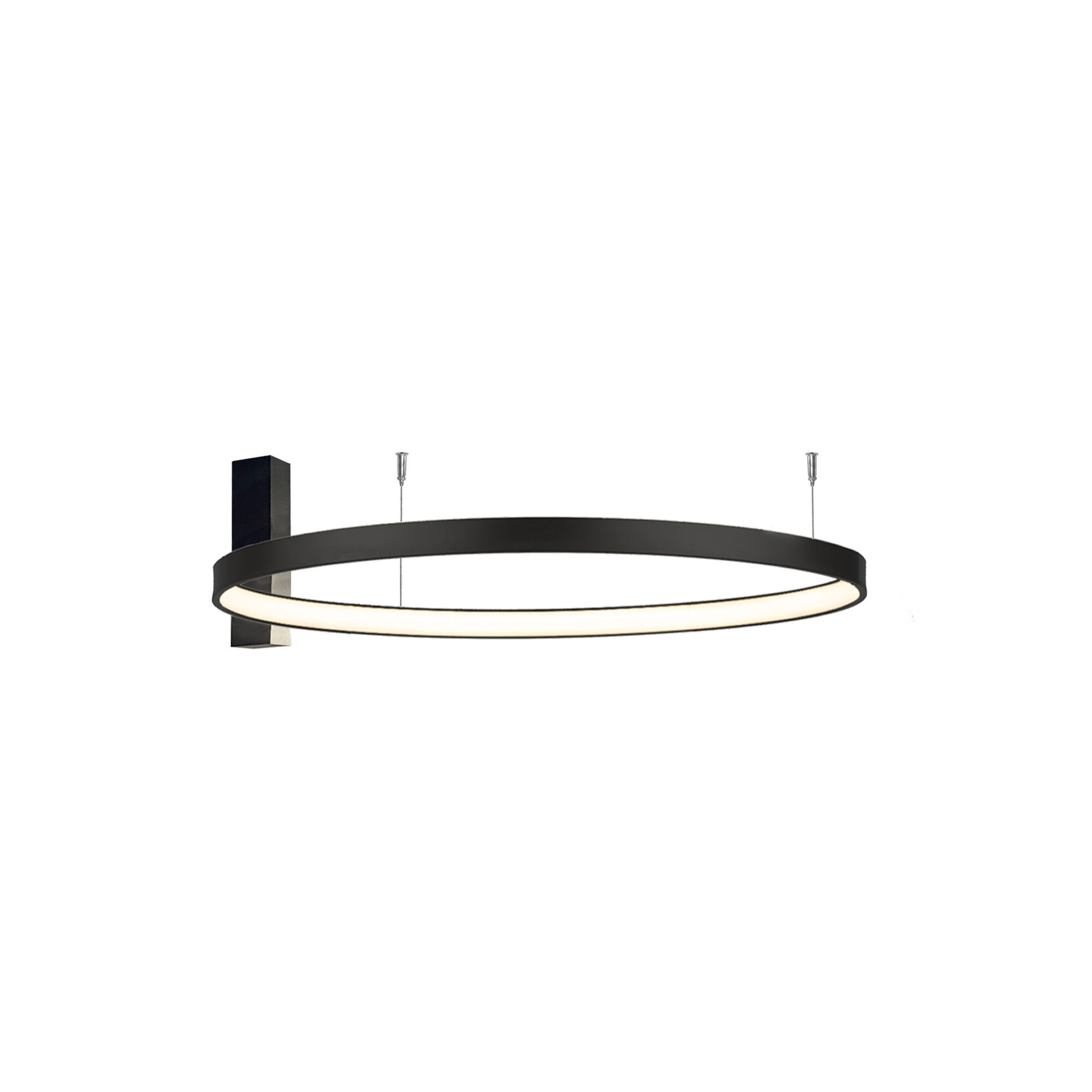 ANTIGO Plafon Agari 87 - Czarny (870 mm) 3000K 1340