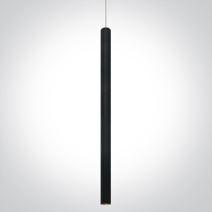 ONE LIGHT 63108A/B/W Arapis czarna oprawa wisząca COB LED 3000K 6W