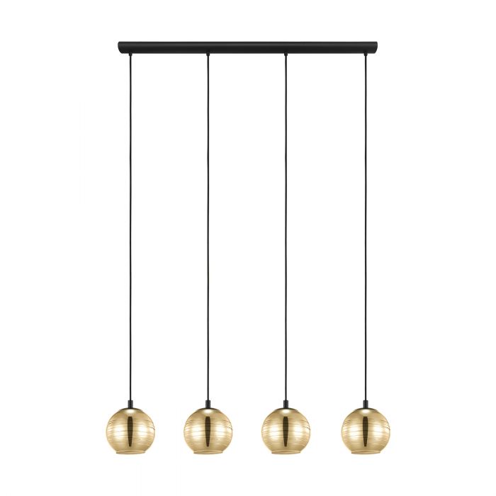 EGLO 39686 LAMPA LEMORIETA OPRAWA WISZĄCA HL/4 E27 SCHWARZ/GOLDFARBEN LEMORIETA