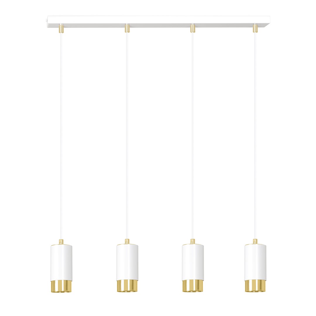 EMIBIG 815/4 LAMPA WISZĄCA FUMIKO 4 WH/GOLD