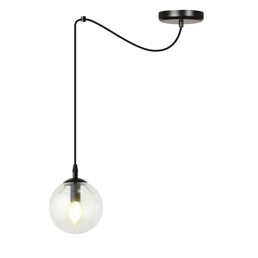 EMIBIG 936/1 LAMPA WISZĄCA GIGI 1 BL TRANSPARENT