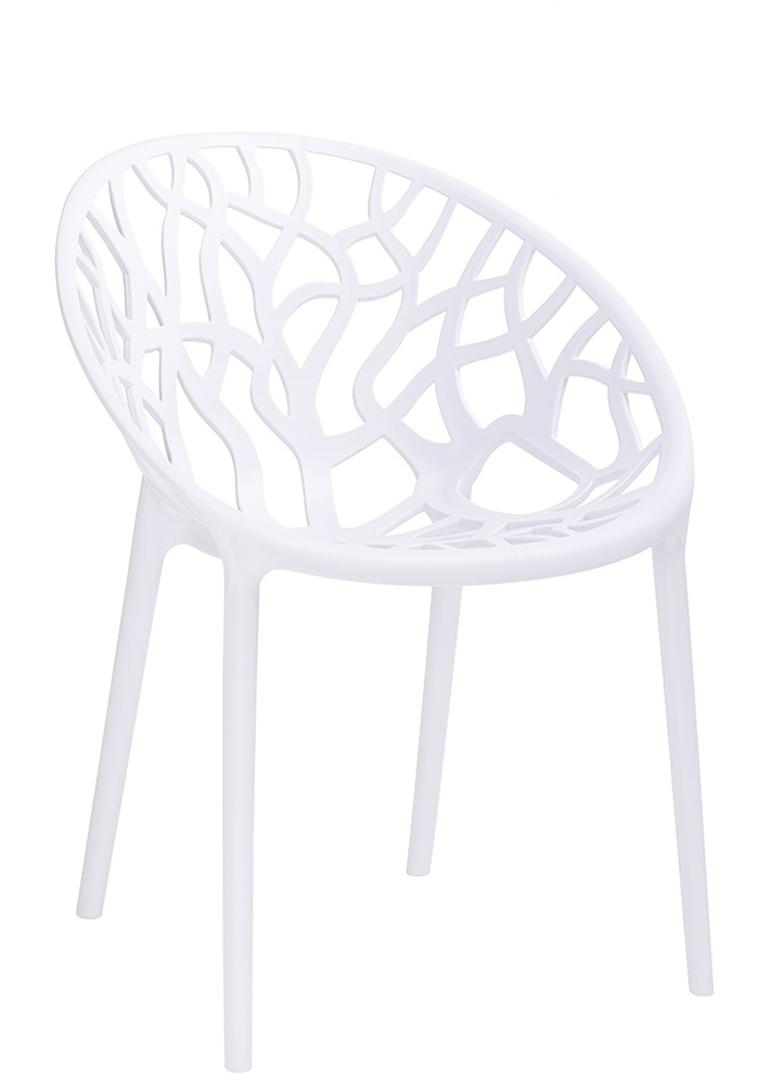 Modesto Design C1024.WHITE MODESTO krzesło KORAL białe - polipropylen