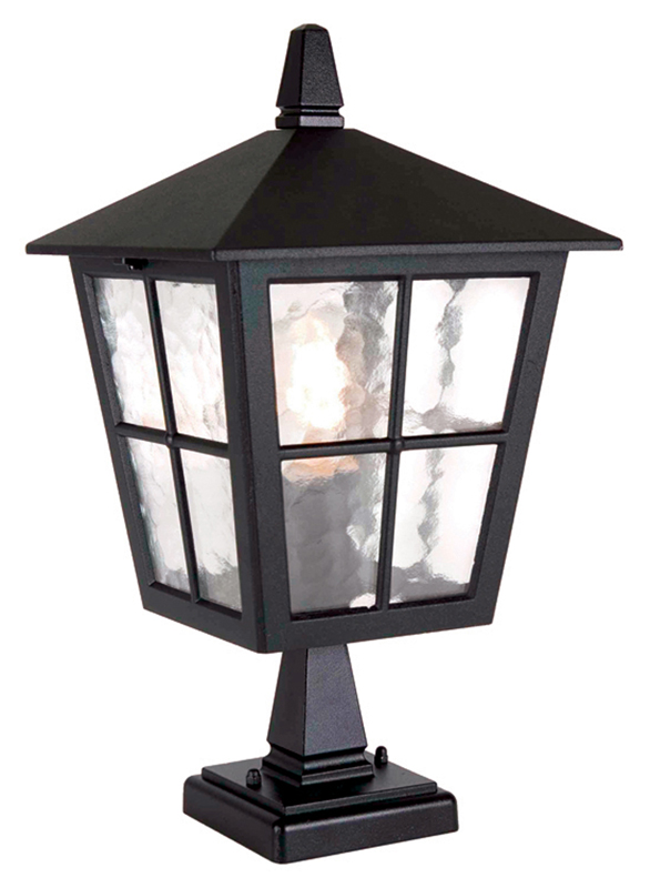 ELSTEAD CANTERBURY BL50M BLACK Pedestal Lantern