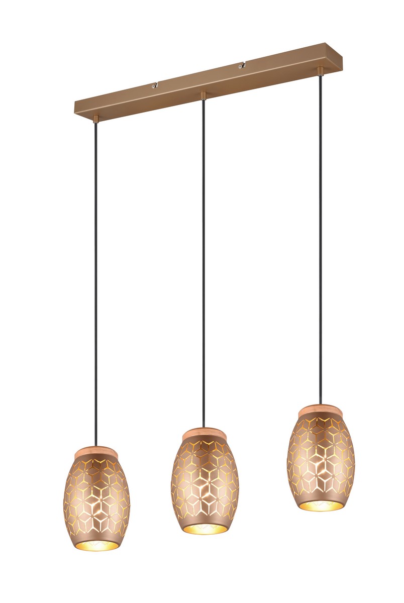 RL BIDAR R31573065 lampa wisząca brązowy