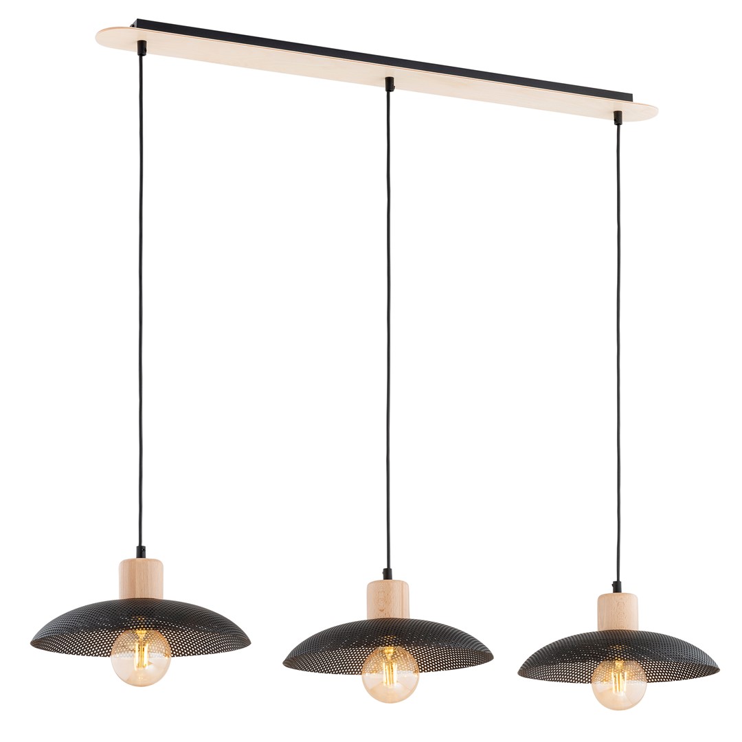 EMIBIG 1318/3 LAMPA WISZĄCA KOBE 3 BLACK