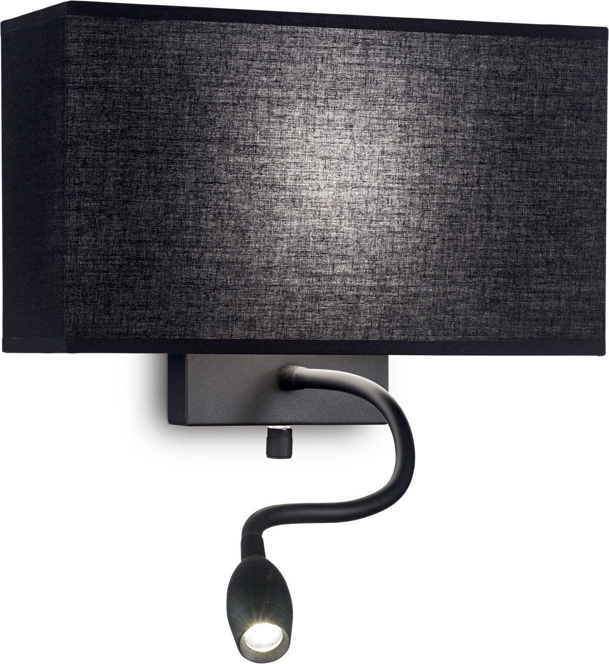IDEAL LUX HOTEL AP2 ALL BLACK 215709