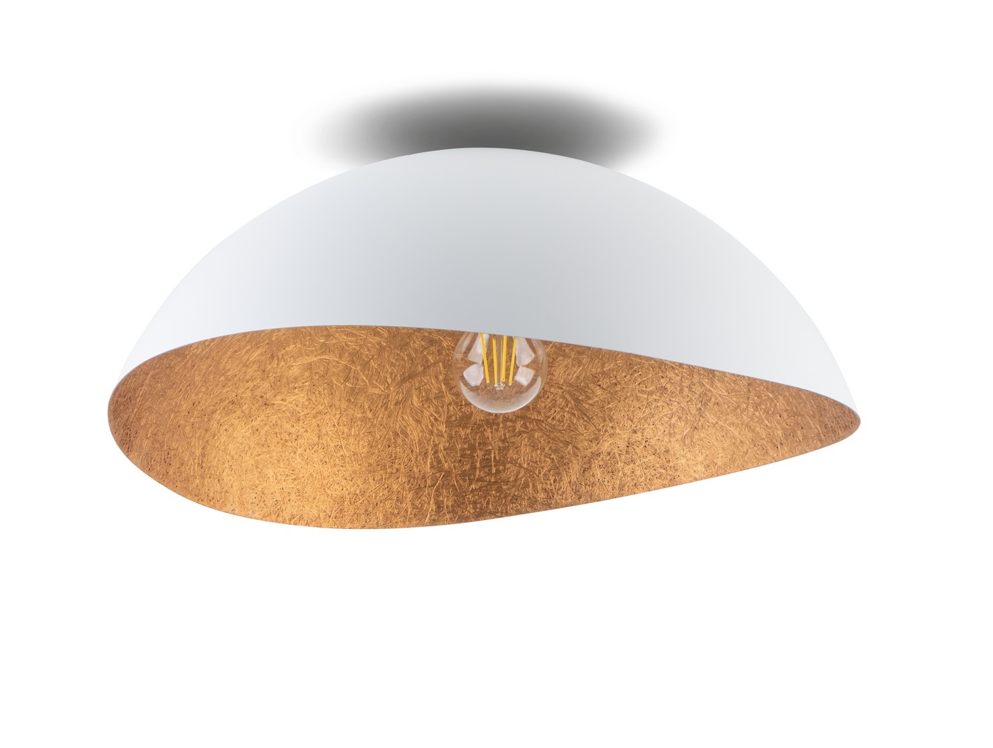 SIGMA 40619 Solaris plafon biały/miedziany