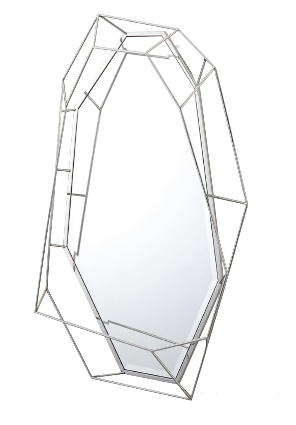 Artehome 18H1037 Lustro prostokątne nowoczesne w ramie z efektem przestrzennym Massei II 78/127 cm