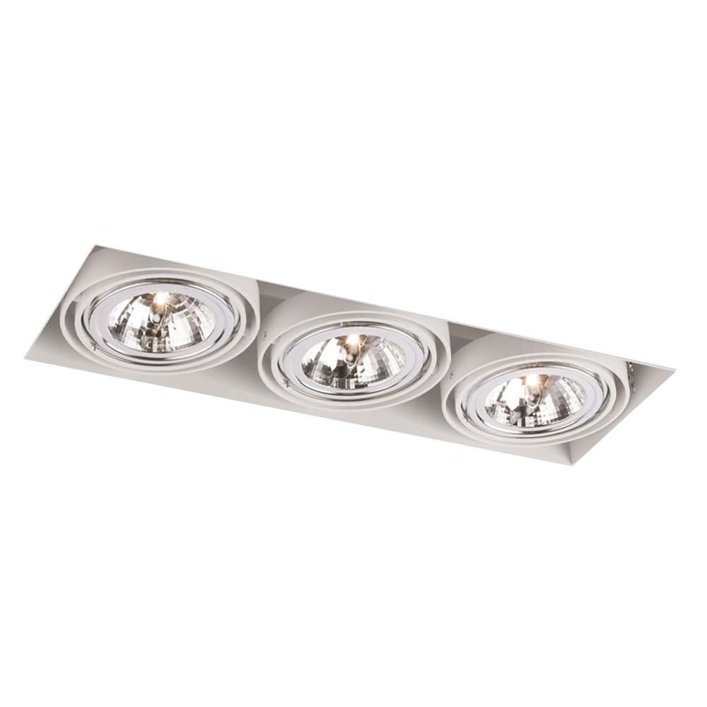 ANTIGO Lampa wpuszczana Komoro 3 - Biała 7334