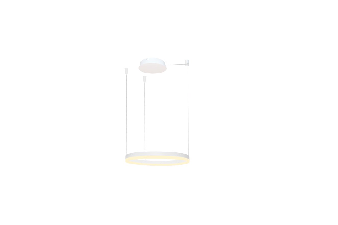AZZARDO AZ4967 HALO PENDANT 60 WH lampa wisząca biały
