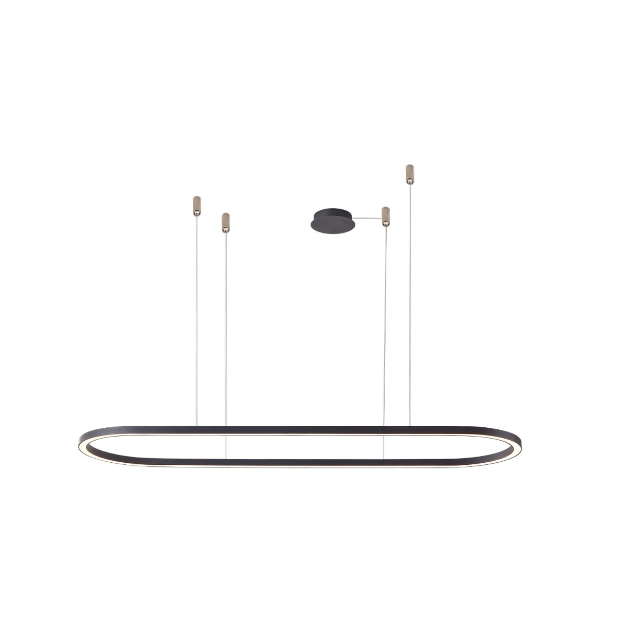 AZZARDO AZ5055 ELENA 120 DIMM BK lampa wisząca czarny,biały