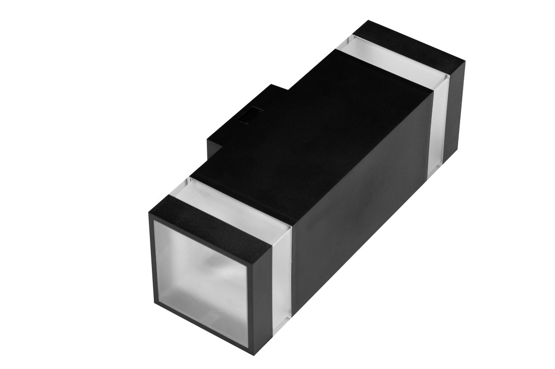 AZZARDO AZ5223 JASON 2 SQ WALL IP65 BK lampa ścienna czarny