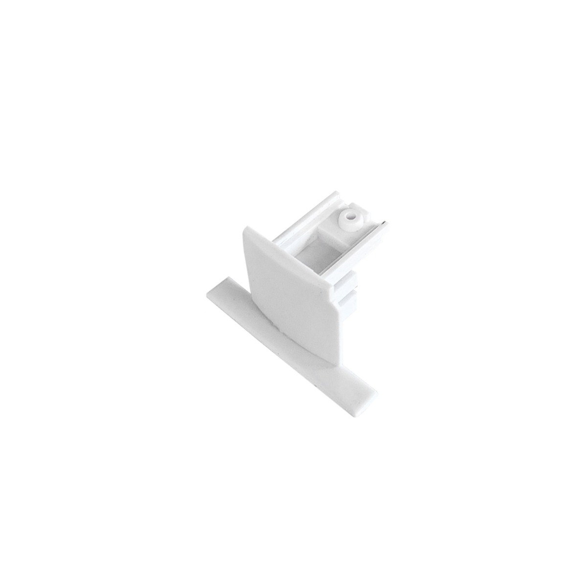 AZZARDO AZ5441 TRACK 3LINE END CAP GIPS WH biały