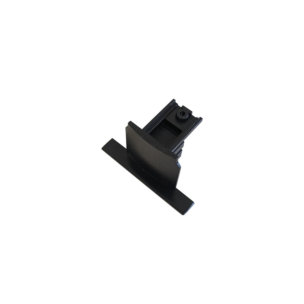 AZZARDO AZ5442 TRACK 3LINE END CAP GIPS BK czarny