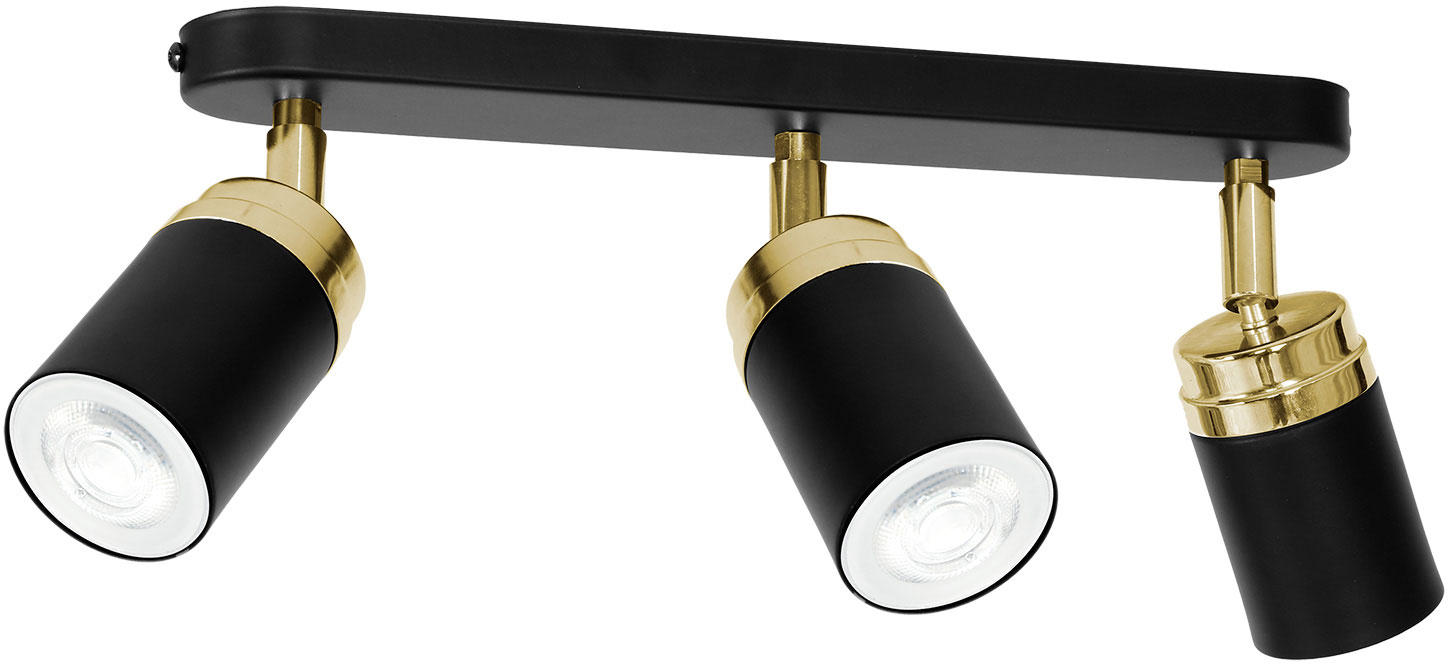 LUMINEX 5165 spot Reno black/gold 3