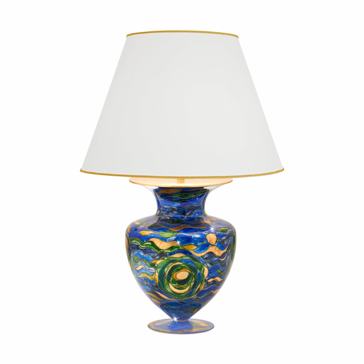 KOLARZ 1415.71L.BG ANFORA lampa stołowa złoto 24K