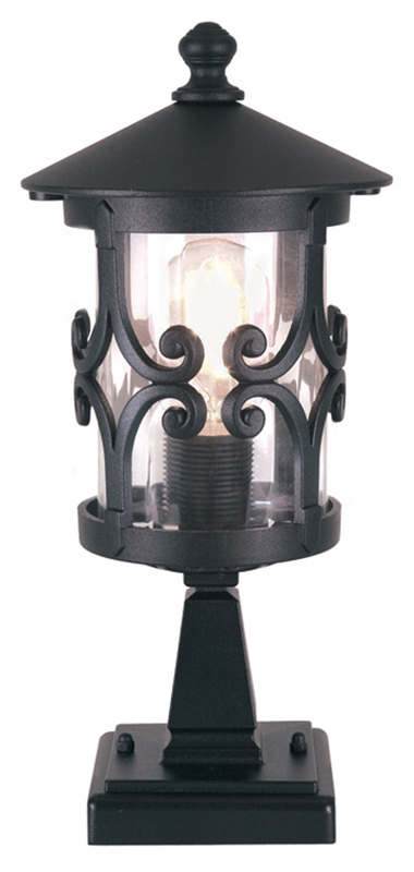ELSTEAD HEREFORD BL12 BLACK Pedestal lantern