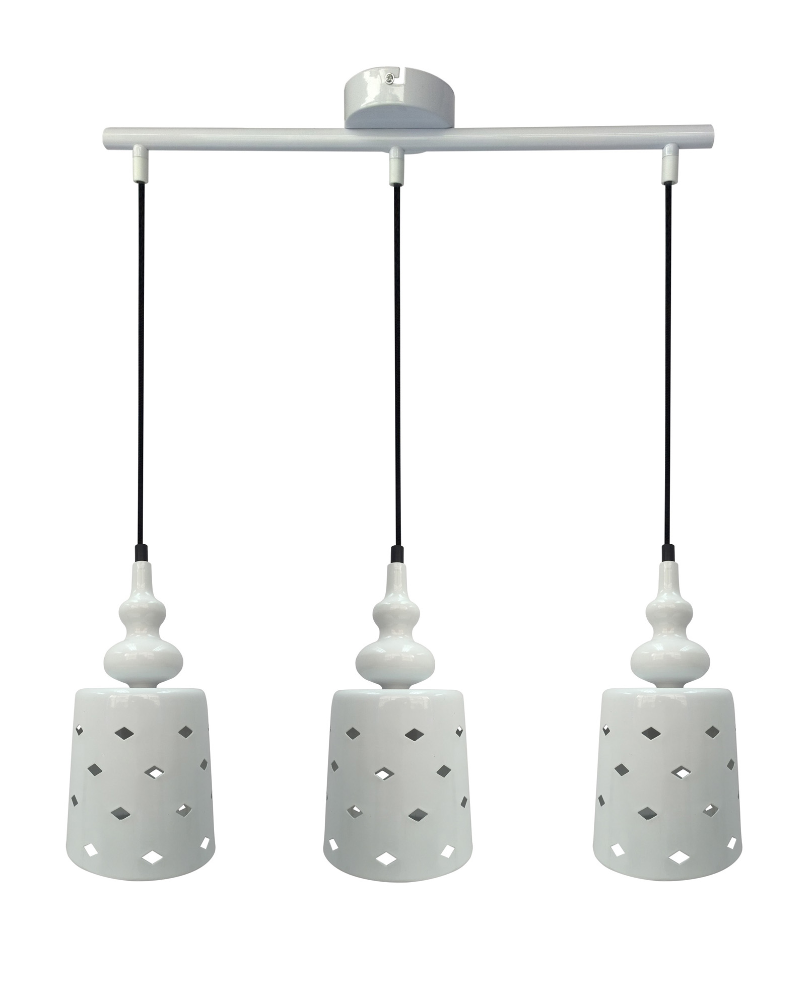 CANDELLUX 33-51943 HAMP ZWIS 3X60W E27 BIAŁY