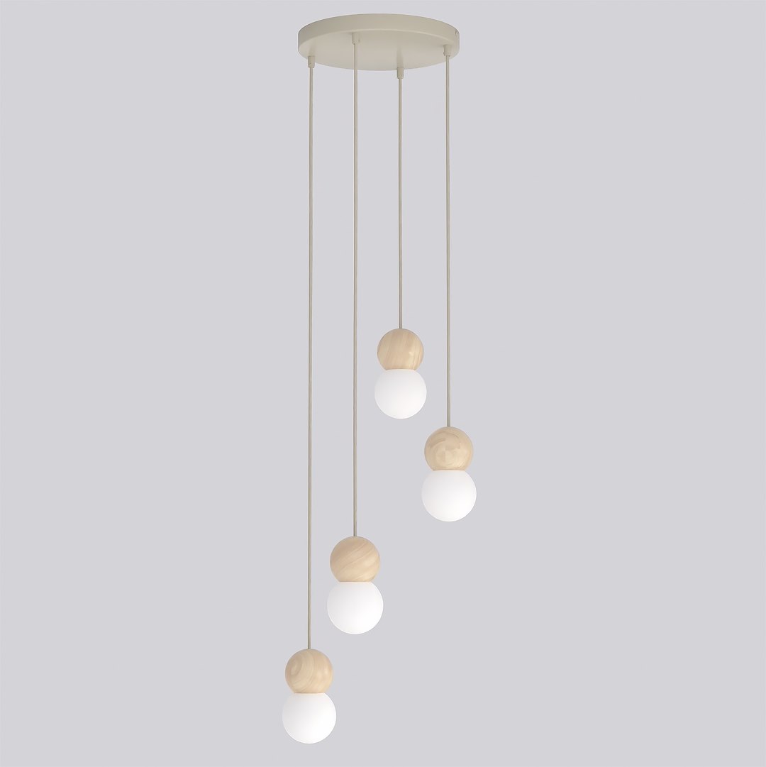 EMIBIG 1673/4 LOOP 4 MOKKA LAMPA WISZĄCA