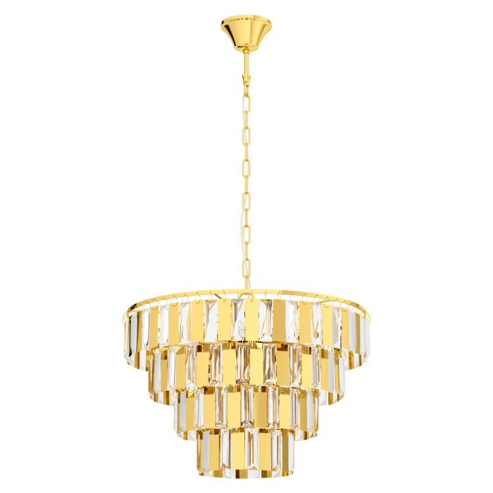 EGLO 99097 LAMPA ERSEKA OPRAWA WISZĄCA HL/7 E14 MESSING/KRISTALL ERSEKA