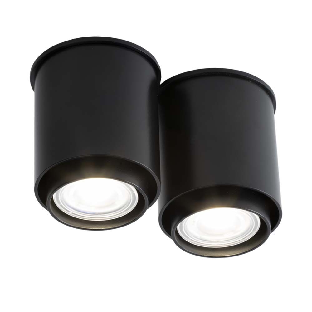 ANTIGO Plafon Iga 2 - Czarny (95 mm) 1116