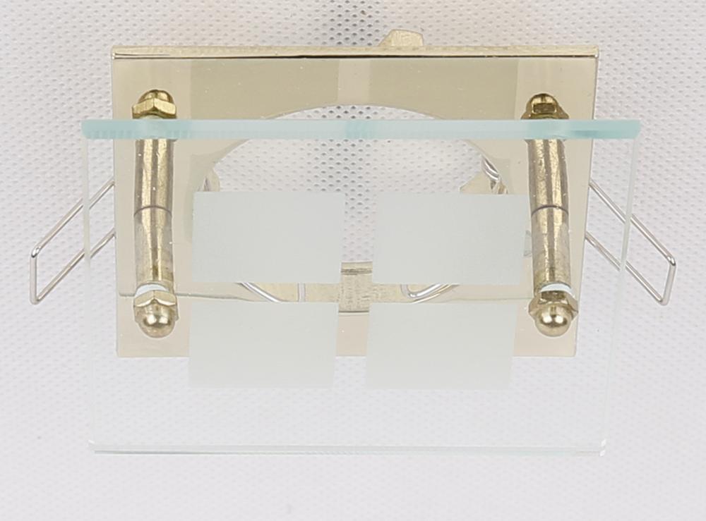 CANDELLUX 2218804 SZ-03 G MR16 ZŁOTA OPR.KWADRAT STAŁA SZKŁO