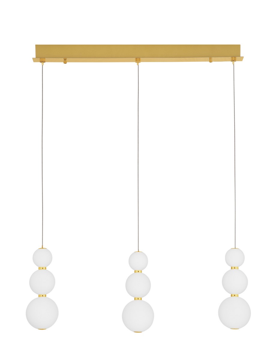 Luces Exclusivas ADAN LE43213 LAMPA WISZĄCA LED złoty