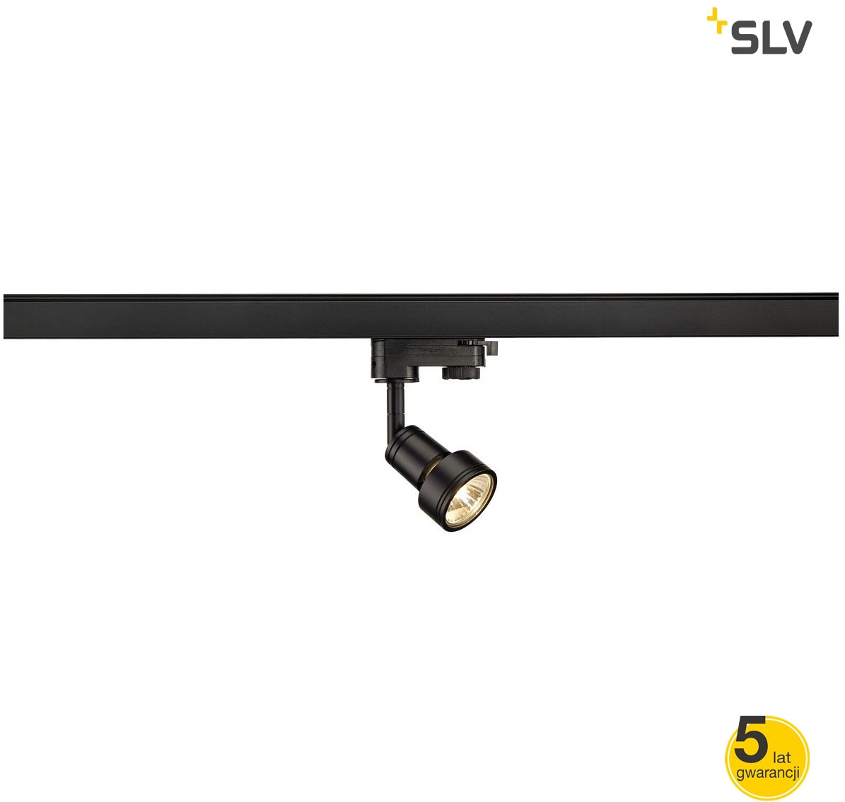 SLV 153560 PURI lamp czarna GU10 max. 50W zawiera 3-F Adapter oprawa 1-fazowy