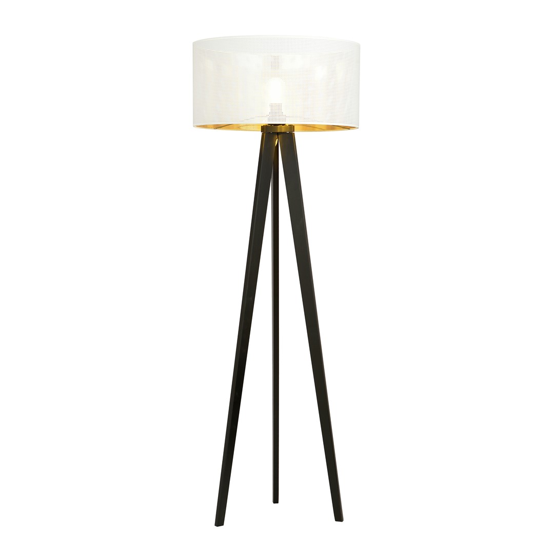 EMIBIG 1147/LP1 LAMPA PODŁOGOWA ASTON LP1 WHITE/GOLD