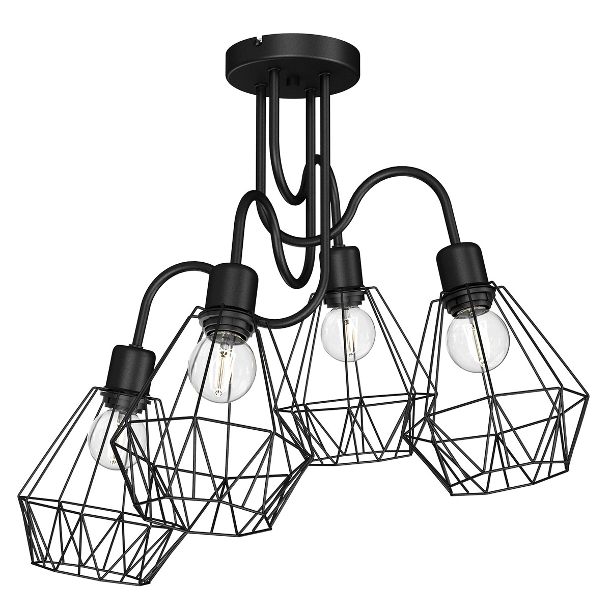 LUMINEX 310 oprawa sufitowa Bergen żyrandol czarny