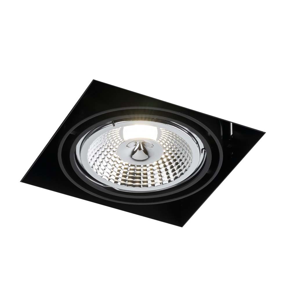 ANTIGO Lampa wpuszczana Komoro - Czarna 3308