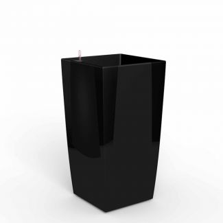 Artehome GQ5 BLACK Donica Cube 39x39x76